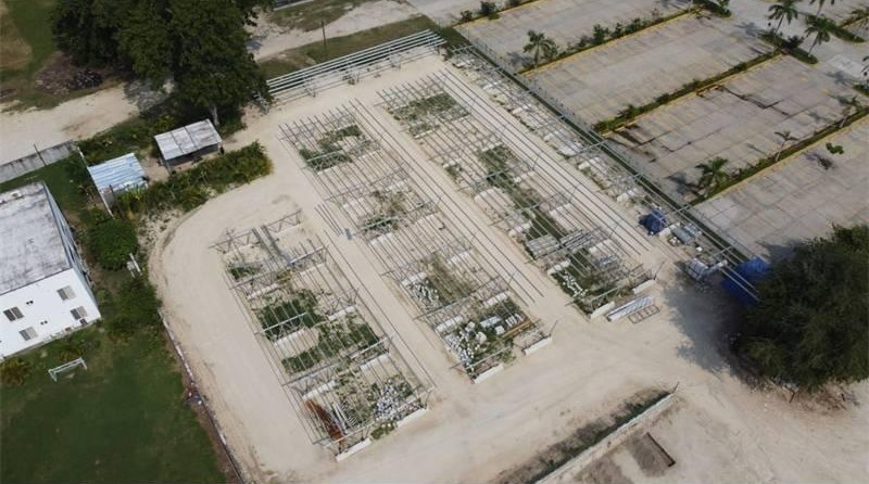 Conception d'auvent de stationnement solaire en aluminium anodisé sur mesure