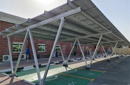Solar Aluminum Carport project