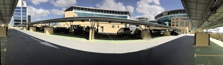 Installation terminée du système Carport 280KW à Dubaï